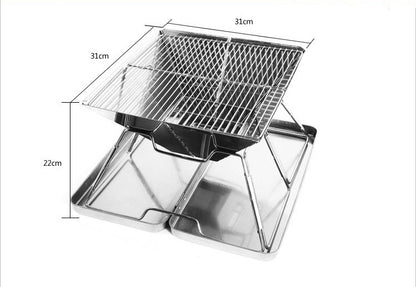 Outdoor Barbecue Grill Portable Foldable Medium Grill