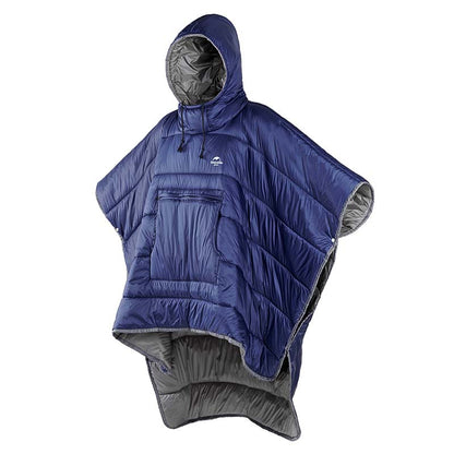 Outdoor warm camping sleeping bag hoodie