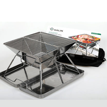 Outdoor Barbecue Grill Portable Foldable Medium Grill