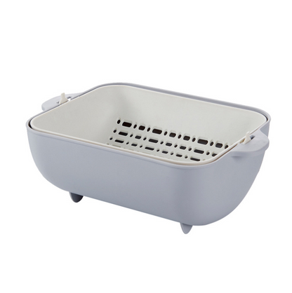 Basket Kitchen Dishwashing Drip Basin