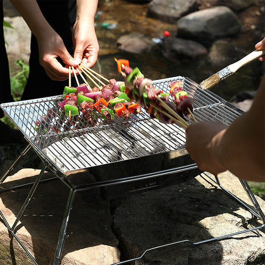 Outdoor Barbecue Grill Portable Foldable Medium Grill