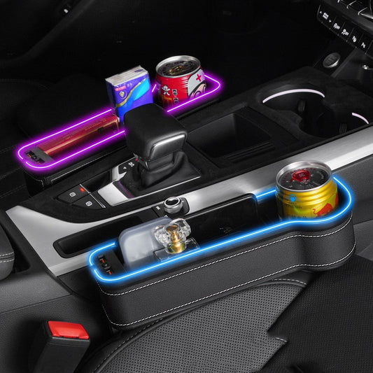 With Charging Car Seat Slot Storage Box