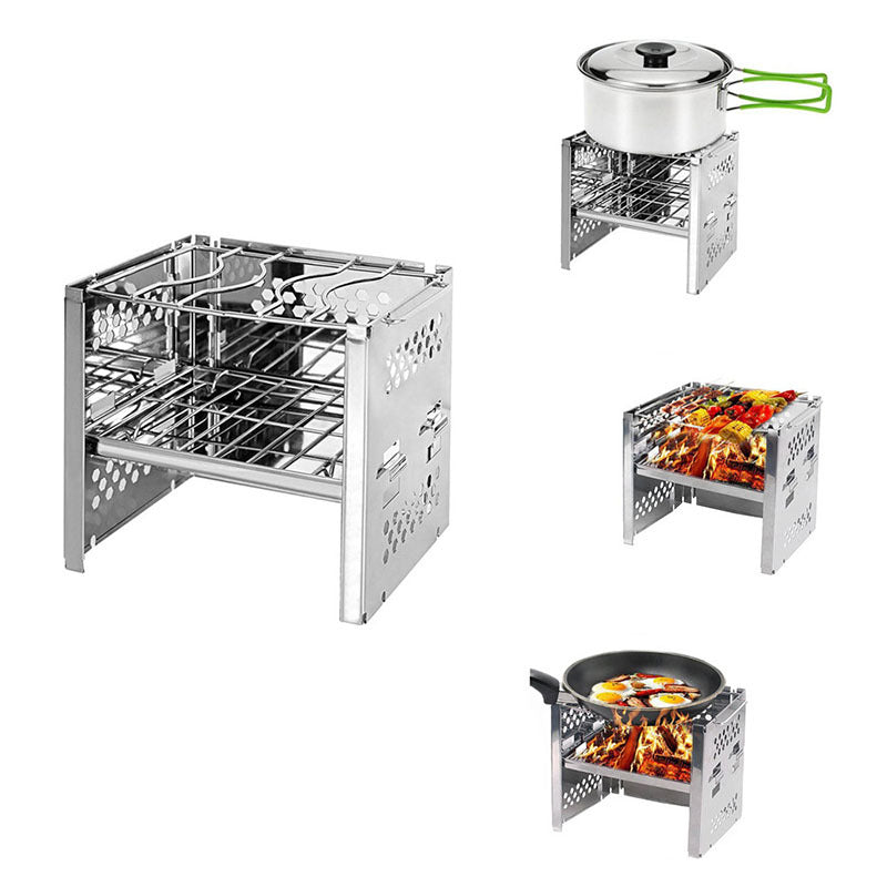 Firewood stove mini barbecue