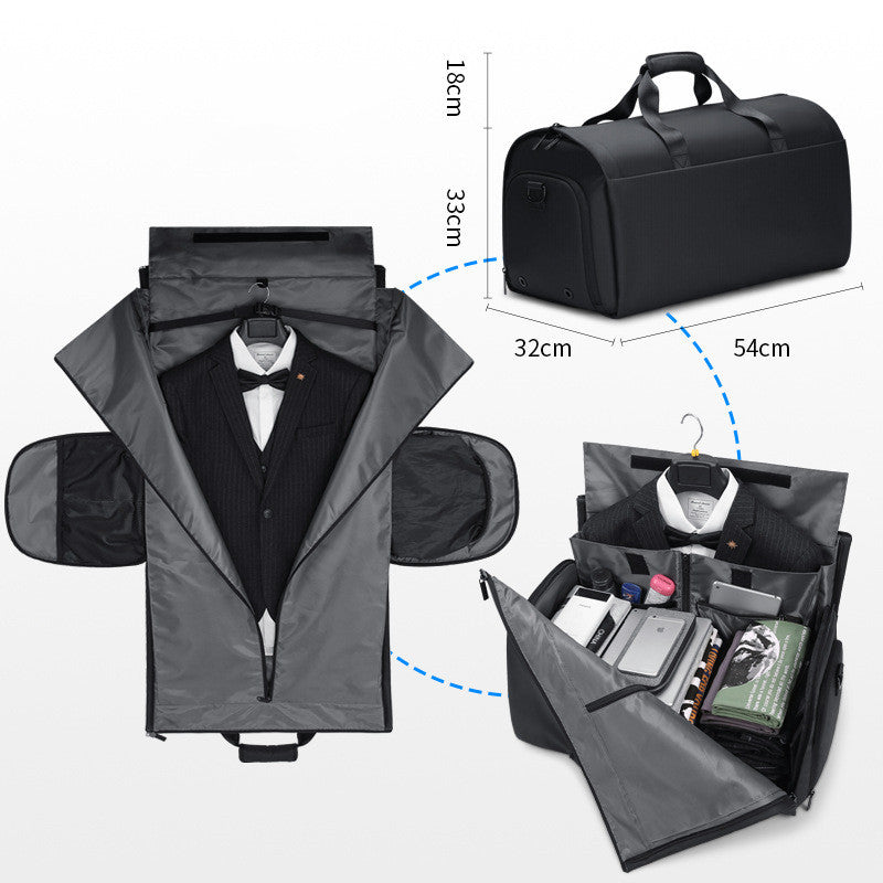 Business trip suit storage travel bag