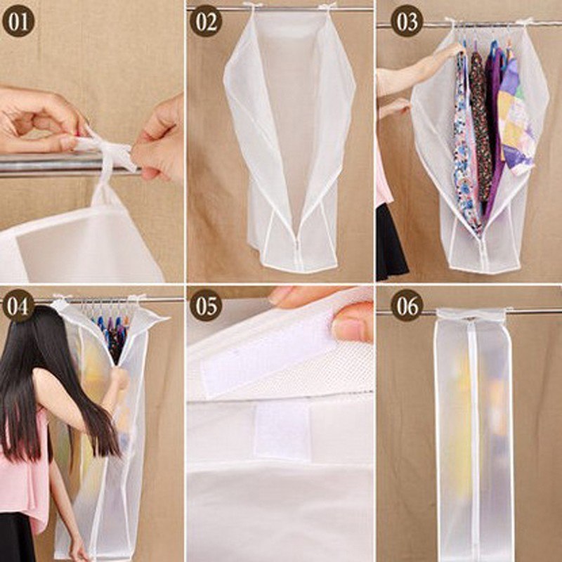 Bags for Storing Clothes Garment Bag Suit Coat Dust Cover Protector for Cloth Wardrobe Storage Bag for Clothes Socks Organizer