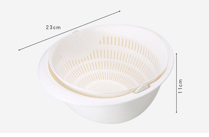 Double-Dish Drain Basket