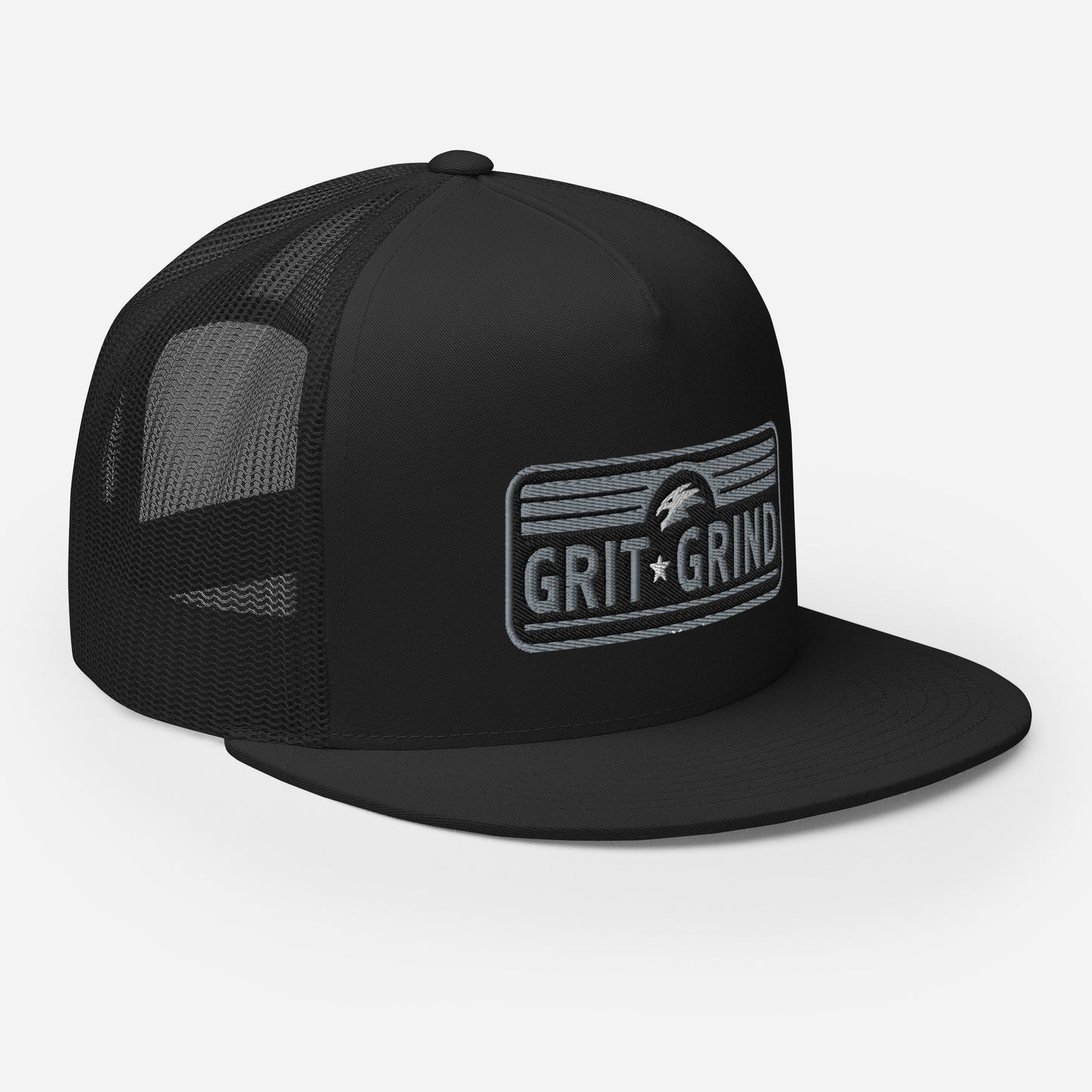 Eagle Gray Trucker Cap