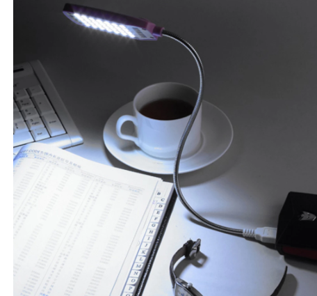 Small Desk LED Lamp / USB