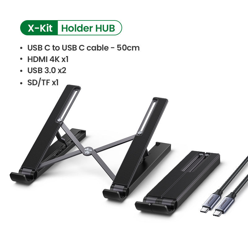 Type-C Docking Station Laptop Stand Multi-Port