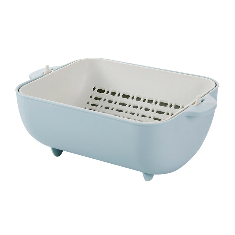 Basket Kitchen Dishwashing Drip Basin