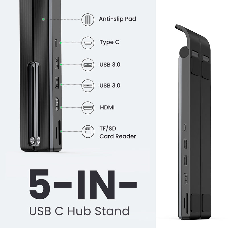 Type-C Docking Station Laptop Stand Multi-Port