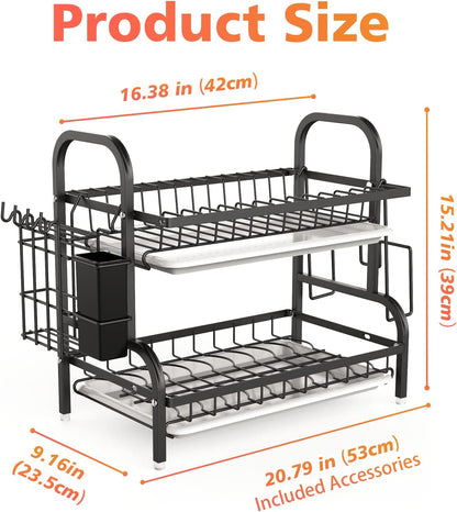 Kitchen Drying Rack-Black