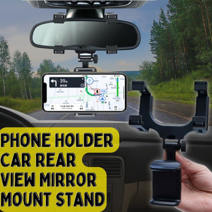 360° Rotation Car Rear Mirror Phone Holder