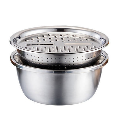 Stainless Steel Grating Basin Drain Basin Wash Rice Drain Basin Kitchen