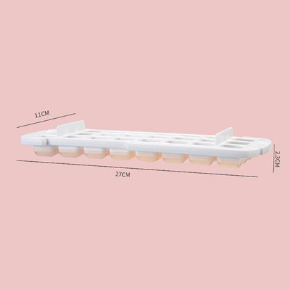 Ice Cube Tray With Storage Box Quick Demould Ice Cube Moulds Lazy Ice Maker For Cocktail Whiskey Bar Kithcen Tools Accessories