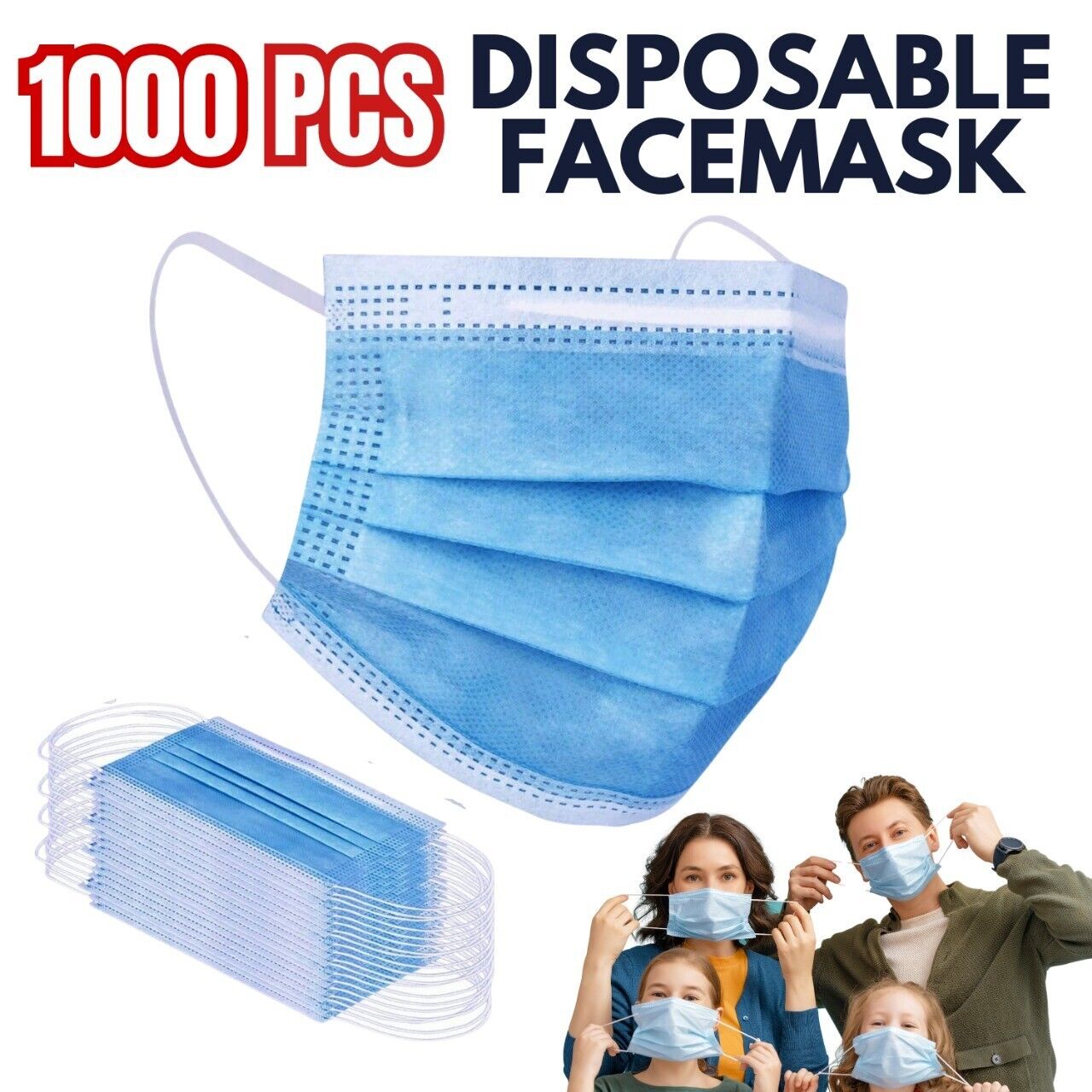 Disposable Face Mask 3-Ply