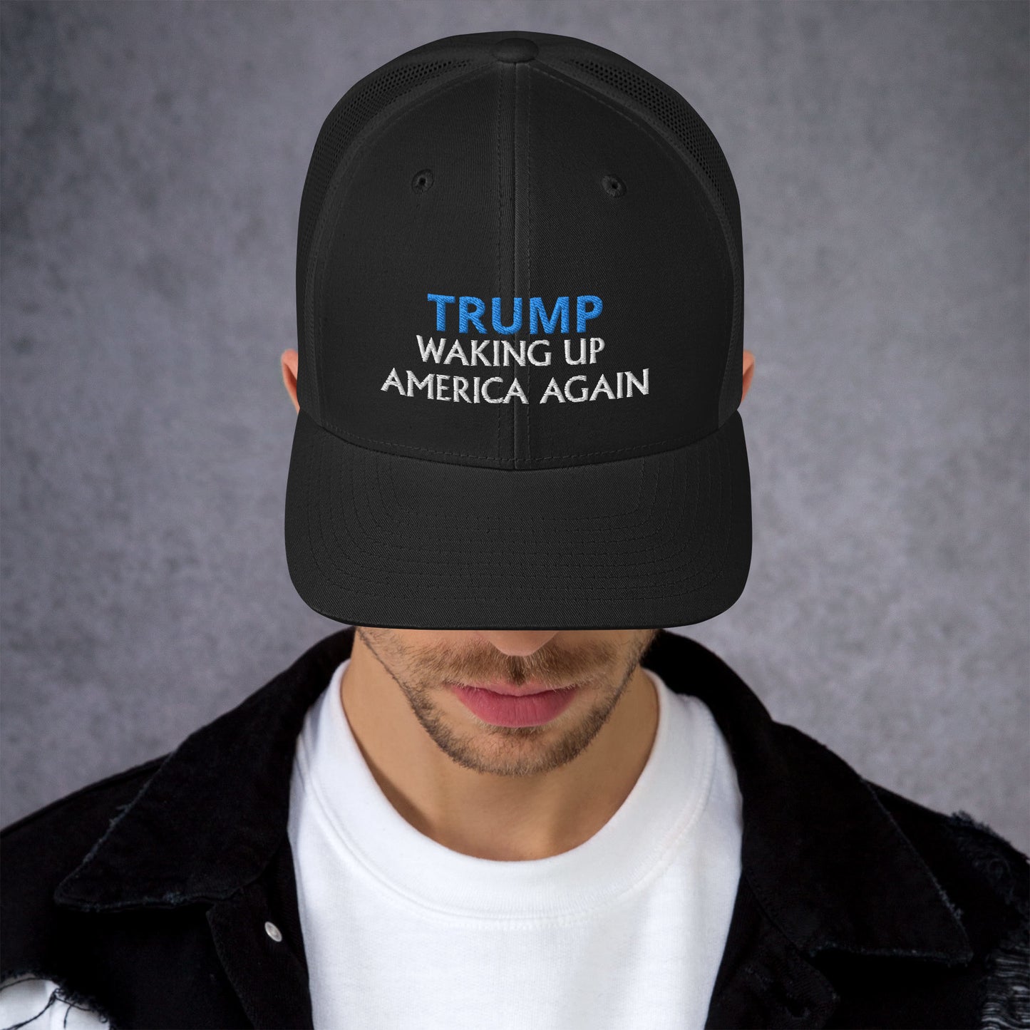 WAKE UP Trucker Cap