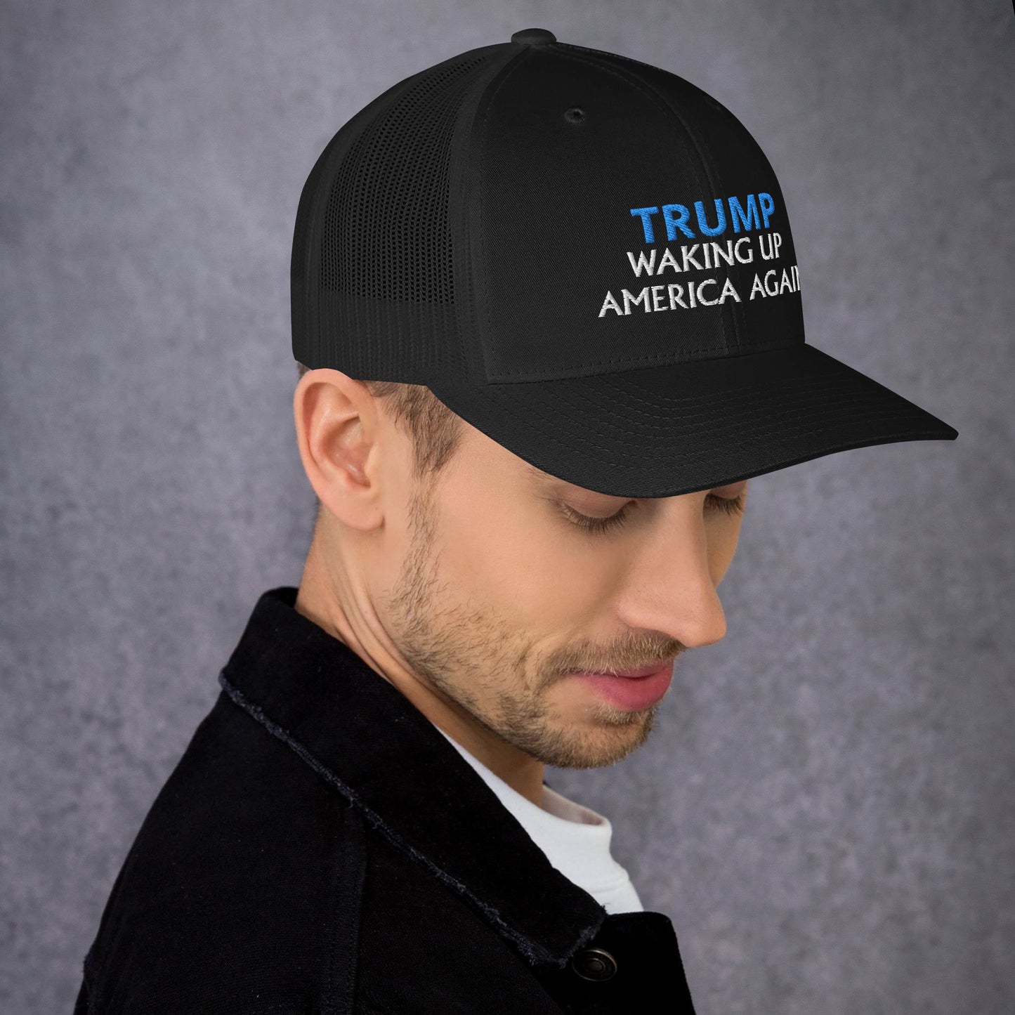 WAKE UP Trucker Cap