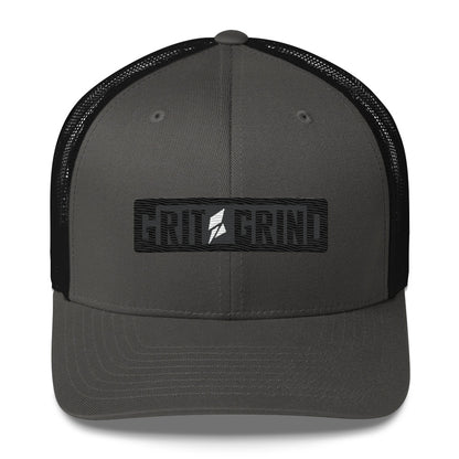 Dark Gray Logo Trucker