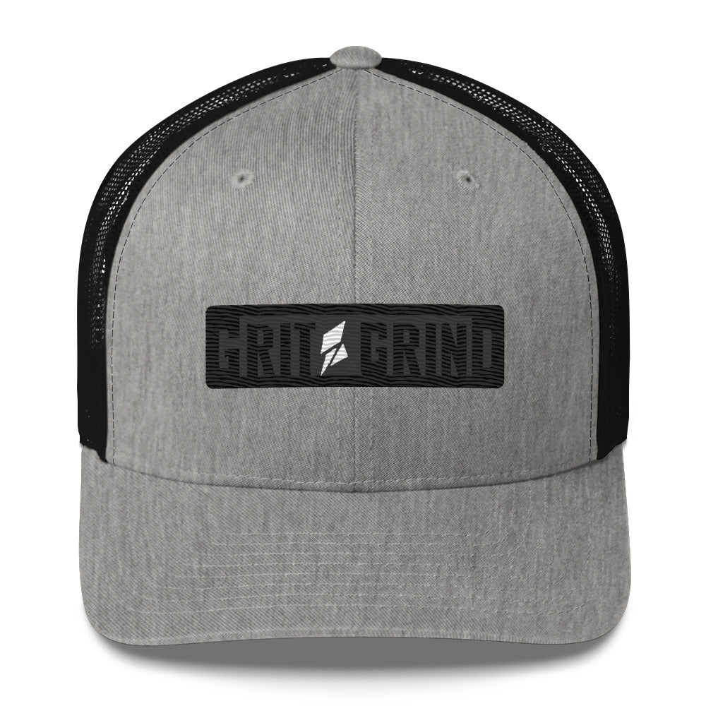 Dark Gray Logo Trucker