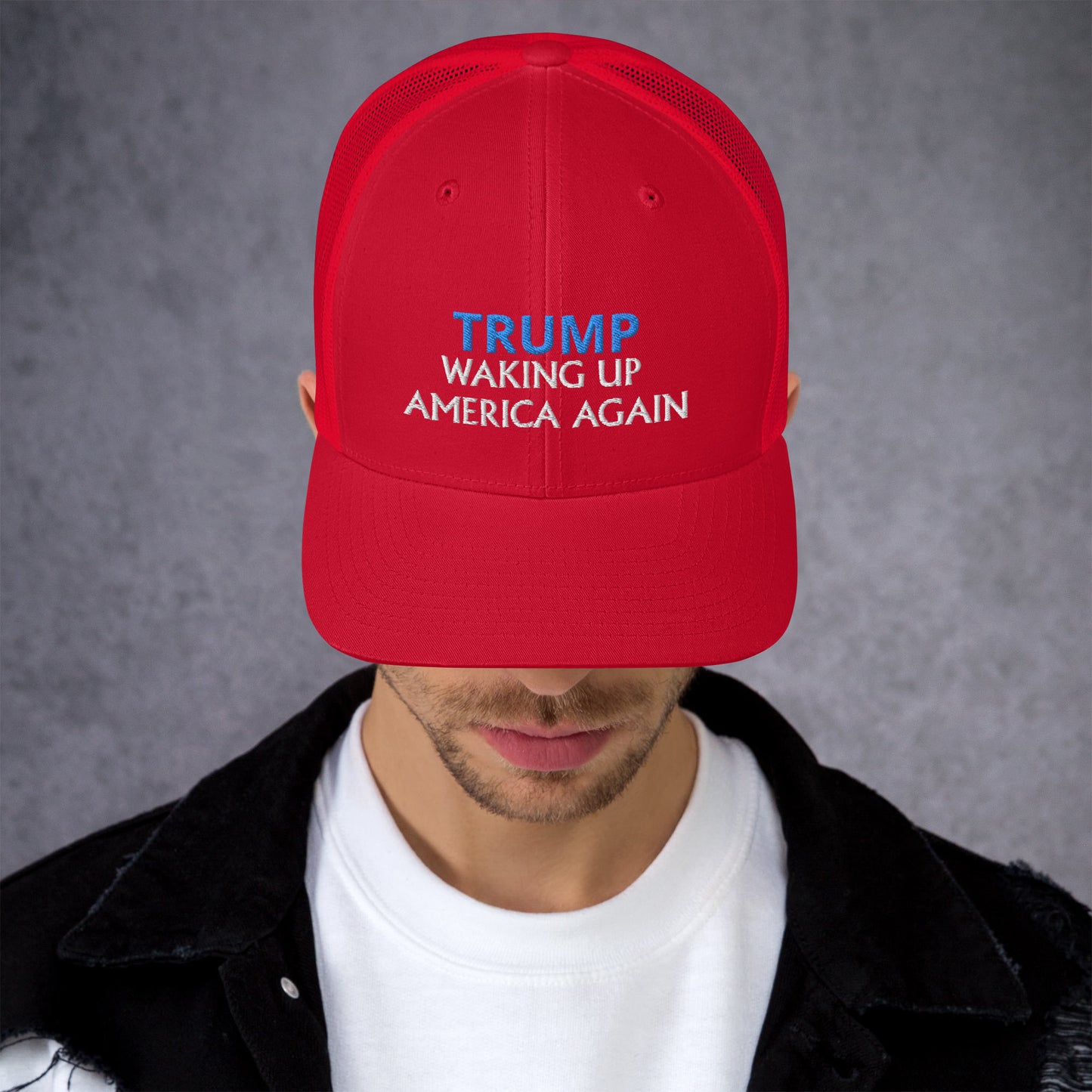 WAKE UP Trucker Cap