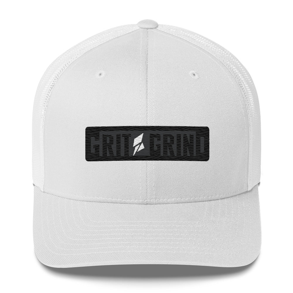 Dark Gray Logo Trucker