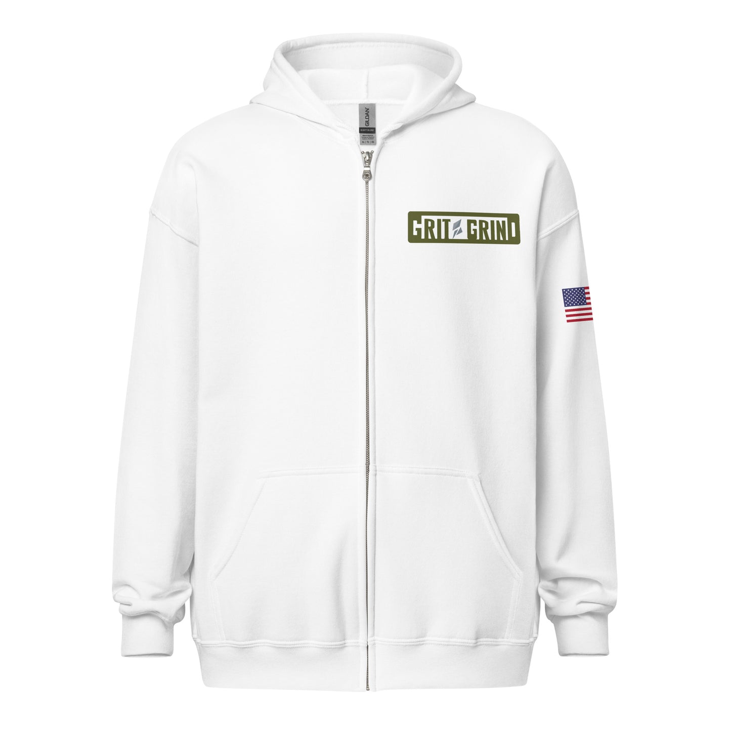 Military zip hoodie