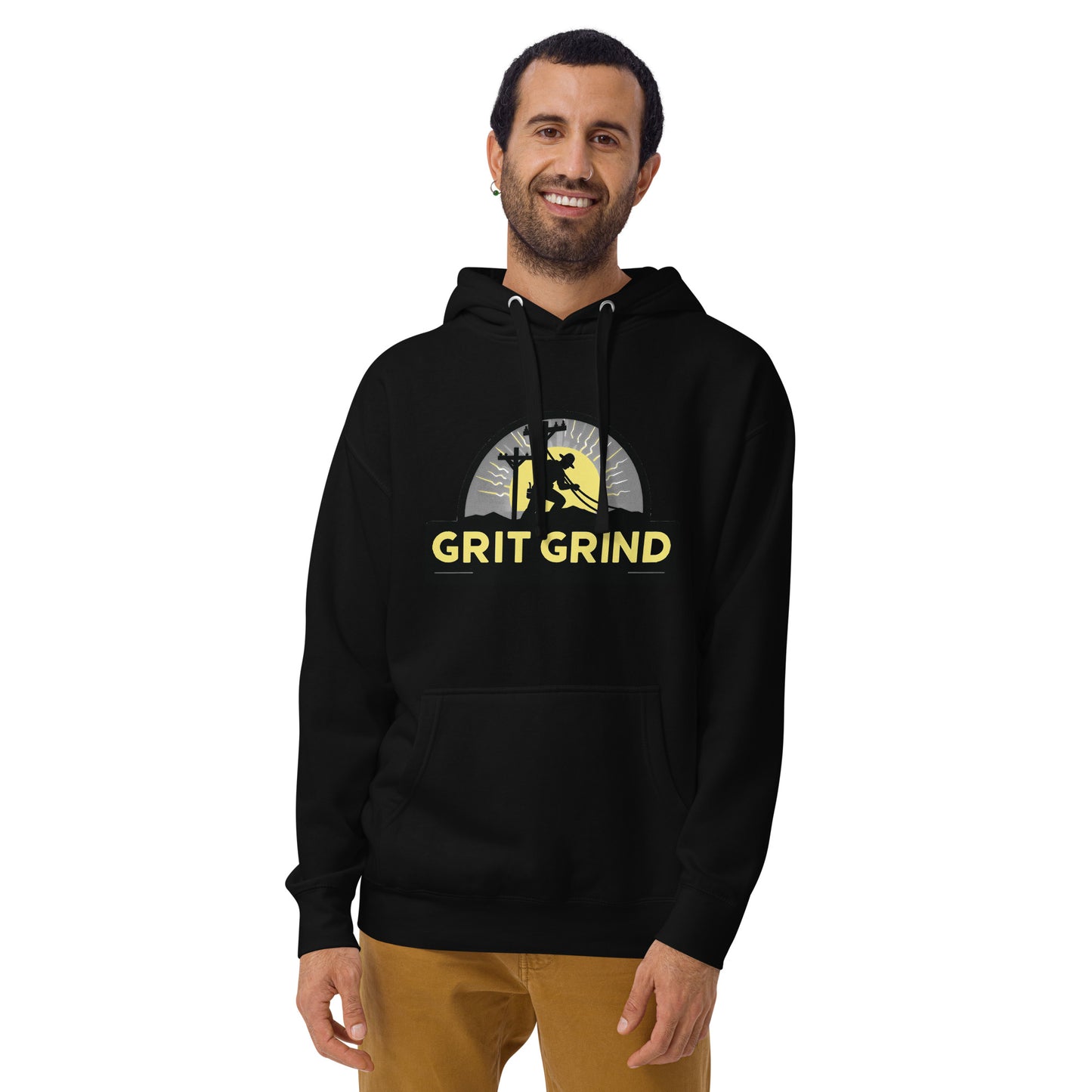 Hoodie Yellow Accent