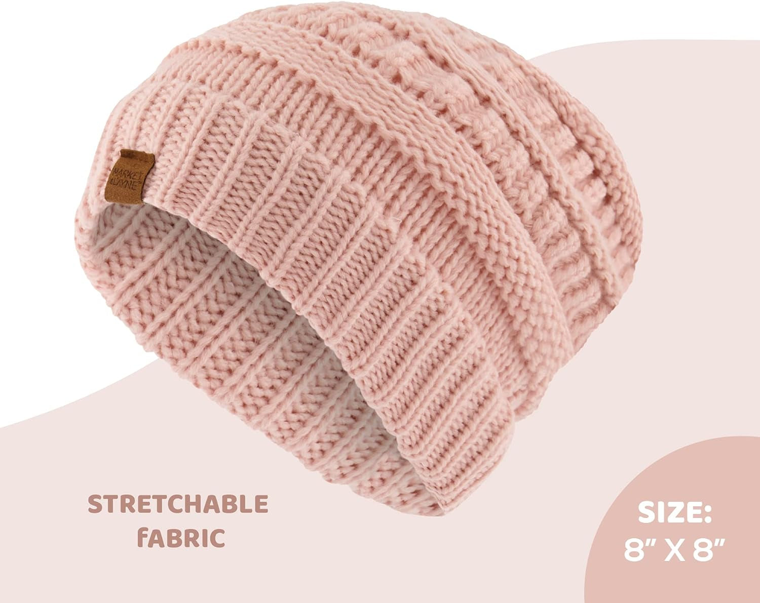 Beanies Women Warm Winter Beanie for Women Thick Chunky Knit Beanie Hats for Women Winter Hats for Women