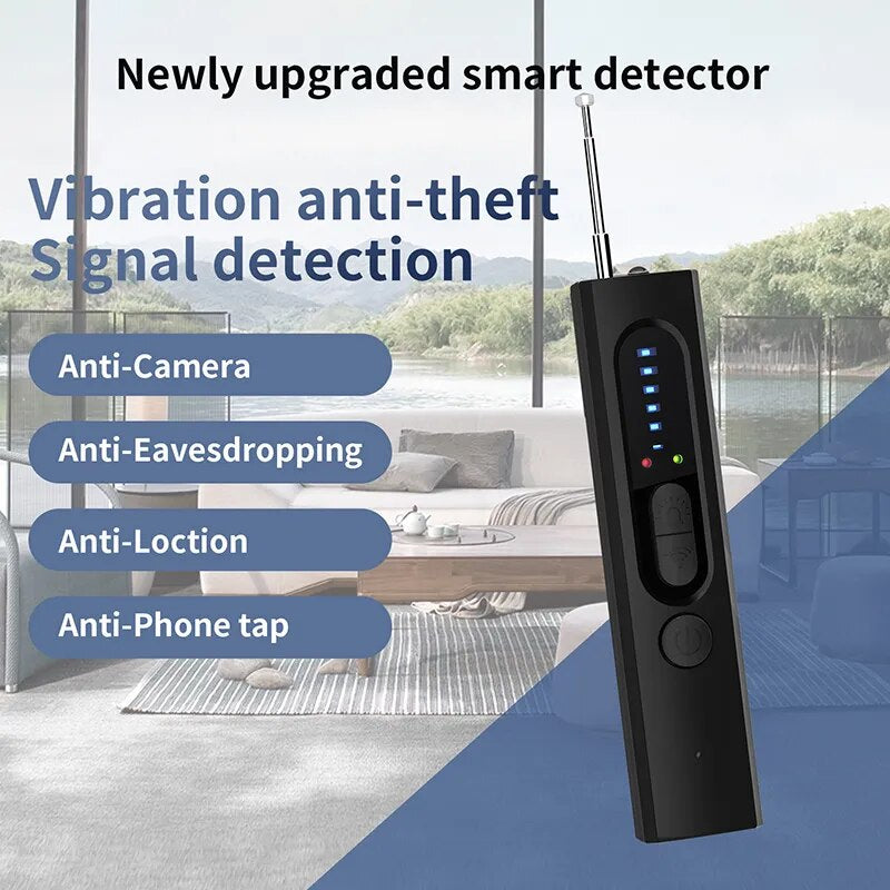 X13 Full Range Camera Hidden Finder anti Spy Bug Listening Device GPS Tracker RF Wireless Signal Scanner for Home Office Travel