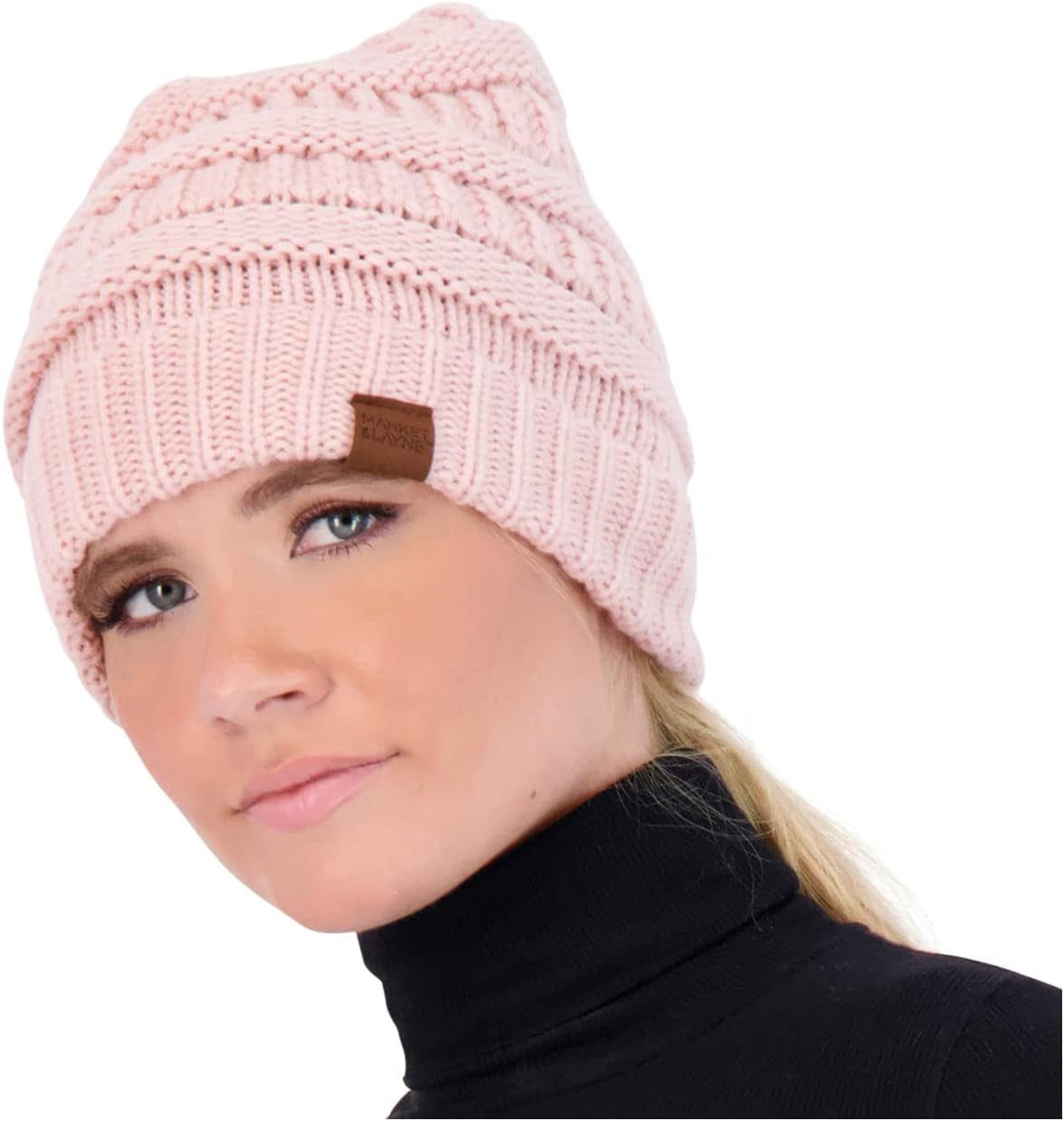 Beanies Women Warm Winter Beanie for Women Thick Chunky Knit Beanie Hats for Women Winter Hats for Women